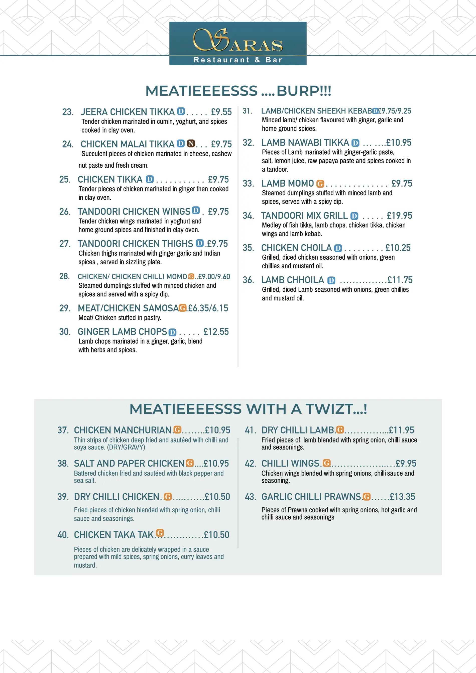 Sarasrestaurantmenu_newTablemenu_4 min